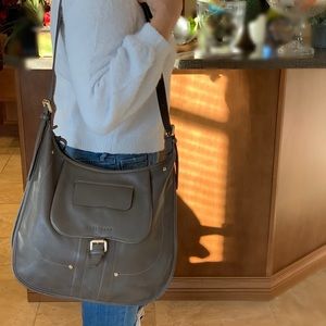Brown Longchamp Messenger Bag